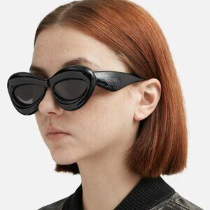 NEW LOEWE SUNGLASSES LW40097I 01A BLACK WOMEN EYEWEAR LOEWE
